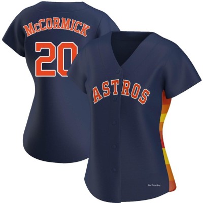 Women's Chas McCormick Houston Astros Authentic Navy Alternate Jersey