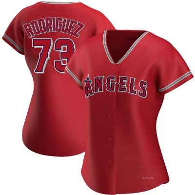 Women's Chris Rodriguez Los Angeles Angels Authentic Red Alternate Jersey