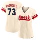 Women's Chris Rodriguez Los Angeles Angels Replica Cream 2022 City Connect Jersey