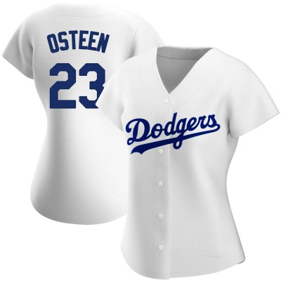 Women's Claude Osteen Los Angeles Dodgers Authentic White Home Jersey
