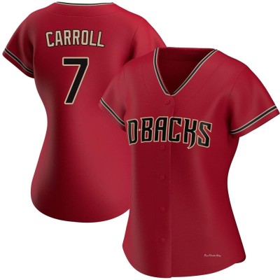 Women's Corbin Carroll Arizona Diamondbacks Authentic Red Alternate Jersey