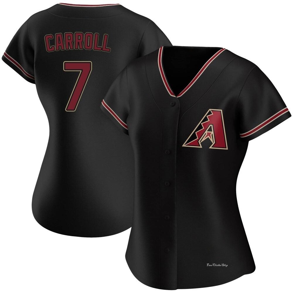 Women's Corbin Carroll Arizona Diamondbacks Replica Black Alternate Jersey