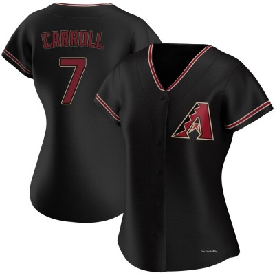 Women's Corbin Carroll Arizona Diamondbacks Replica Black Alternate Jersey