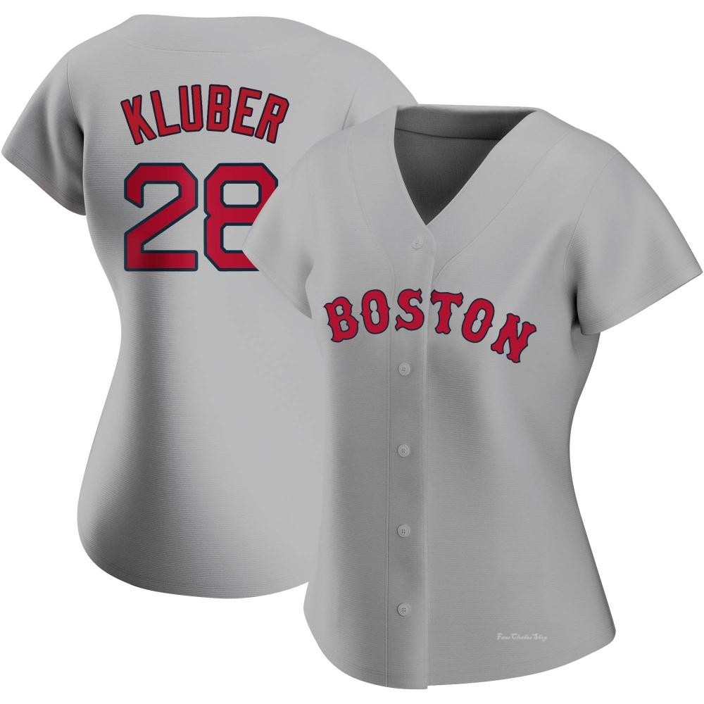 Women's Corey Kluber Boston Red Sox Authentic Gray Road Jersey