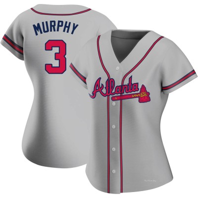 Women's Dale Murphy Atlanta Braves Authentic Gray Road Jersey