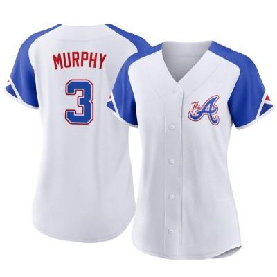 Women's Dale Murphy Atlanta Braves Authentic White 2023 City Connect Jersey