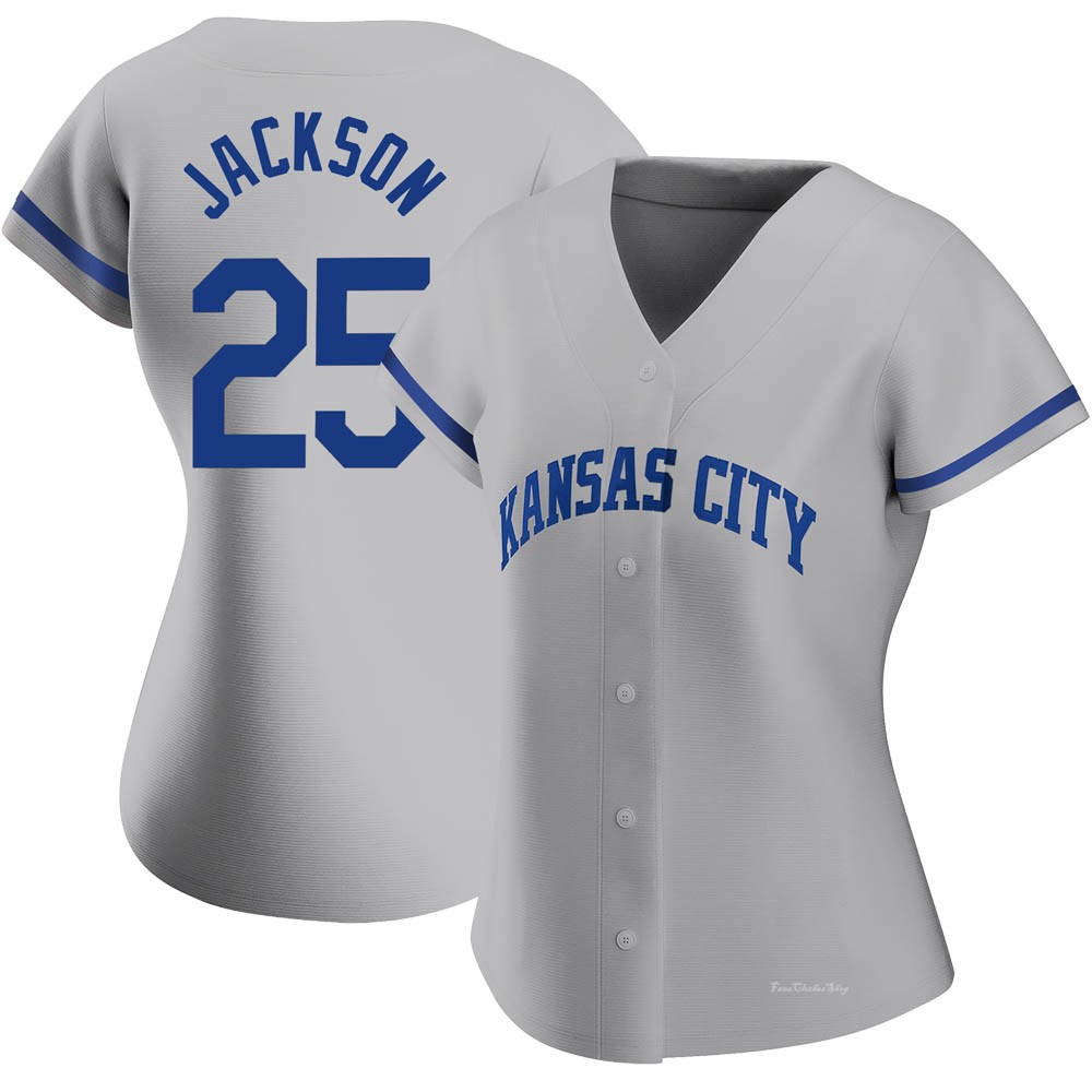 Women's Danny Jackson Kansas City Royals Replica Gray 2022 Road Jersey
