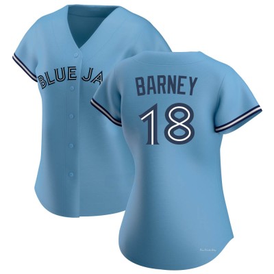 Women's Darwin Barney Toronto Blue Jays Authentic Blue Jersey