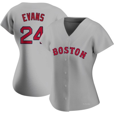 Women's Dwight Evans Boston Red Sox Authentic Gray Road Jersey