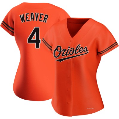 Women's Earl Weaver Baltimore Orioles Replica Orange Alternate Jersey