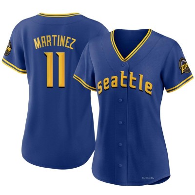 Women's Edgar Martinez Seattle Mariners Authentic Royal 2023 City Connect Jersey