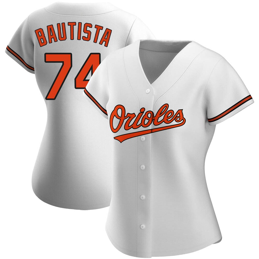 Women's Felix Bautista Baltimore Orioles Replica White Home Jersey