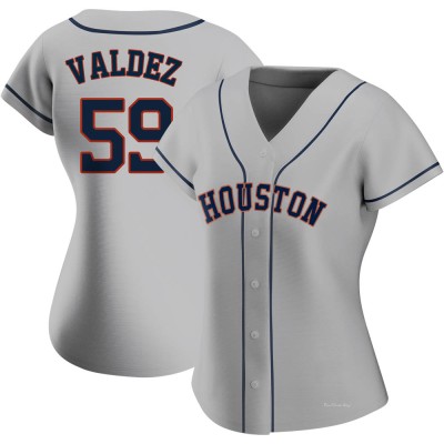 Women's Framber Valdez Houston Astros Authentic Gray Road 2020 Jersey