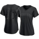 Women's Frank White Kansas City Royals Authentic Black Pitch Fashion Jersey