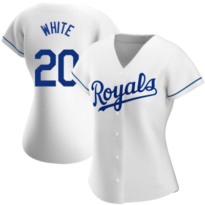 Women's Frank White Kansas City Royals Authentic White Home Jersey