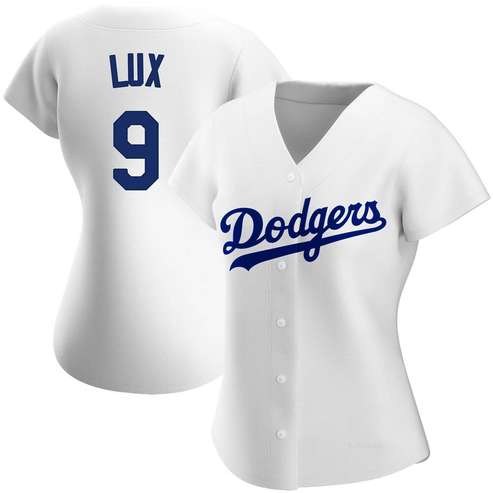 Women's Gavin Lux Los Angeles Dodgers Authentic White Home Jersey
