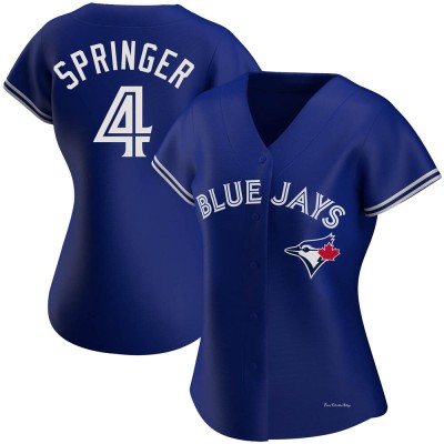 Women's George Springer Toronto Blue Jays Authentic Royal Alternate Jersey