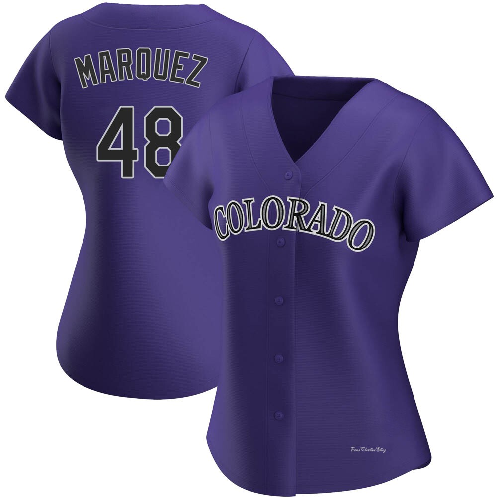Women's German Marquez Colorado Rockies Authentic Purple Alternate Jersey