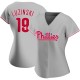 Women's Greg Luzinski Philadelphia Phillies Authentic Gray Road Jersey