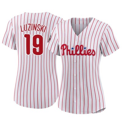 Women's Greg Luzinski Philadelphia Phillies Replica White 2022 World Series Home Jersey