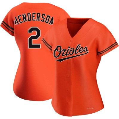 Women's Gunnar Henderson Baltimore Orioles Replica Orange Alternate Jersey
