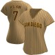 Women's Ha-Seong Kim San Diego Padres Authentic Tan/Brown Alternate Jersey