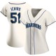 Women's Ichiro Suzuki Seattle Mariners Replica Cream Alternate Jersey