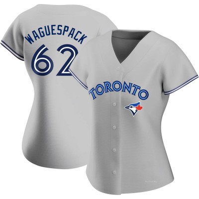 Women's Jacob Waguespack Toronto Blue Jays Authentic Gray Road Jersey