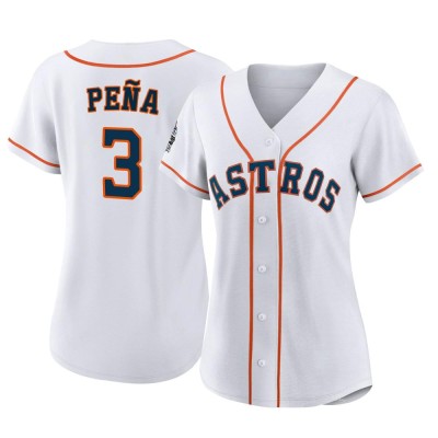 Women's Jeremy Pena Houston Astros Authentic White 2022 World Series Home Jersey