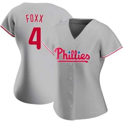 Women's Jimmy Foxx Philadelphia Phillies Authentic Gray Road Jersey