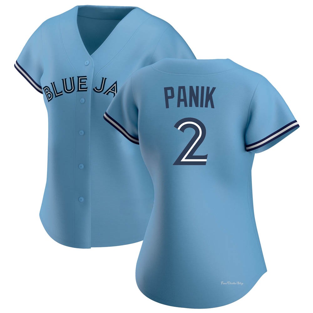 Women's Joe Panik Toronto Blue Jays Authentic Blue Jersey