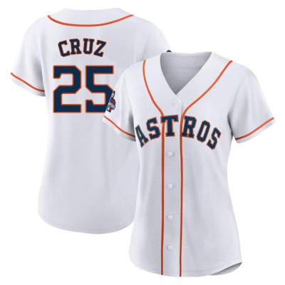 Women's Jose Cruz Jr. Houston Astros Authentic White 2022 World Series Champions Home Jersey
