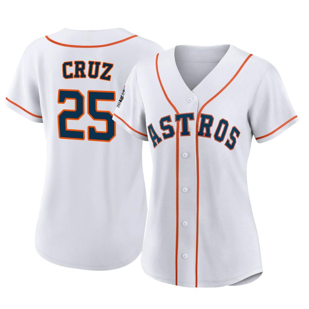 Women's Jose Cruz Jr. Houston Astros Authentic White 2022 World Series Home Jersey
