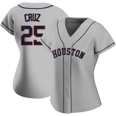 Women's Jose Cruz Jr. Houston Astros Replica Gray Road 2020 Jersey