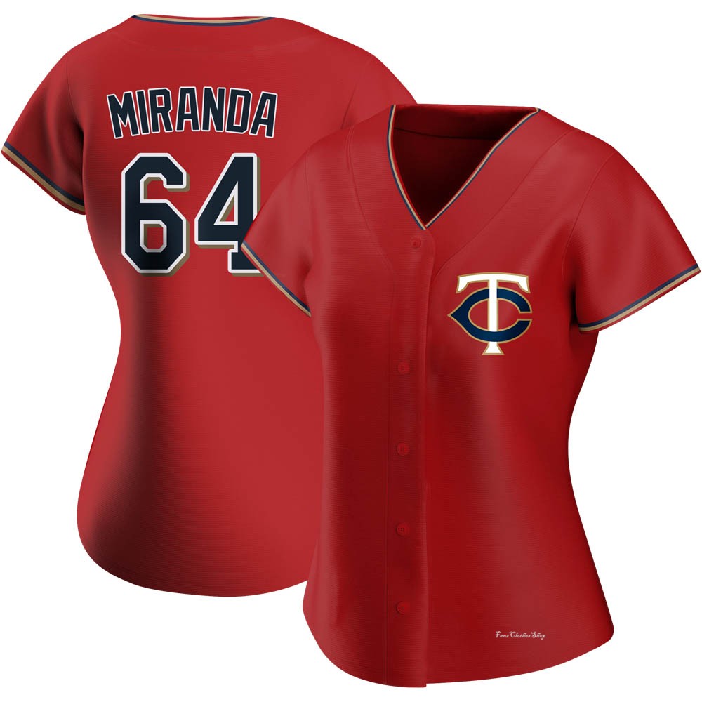 Women's Jose Miranda Minnesota Twins Replica Red Alternate Jersey