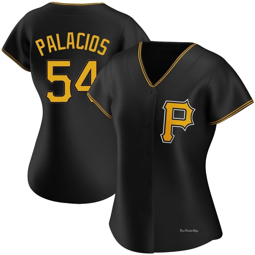 Women's Joshua Palacios Pittsburgh Pirates Replica Black Alternate Jersey