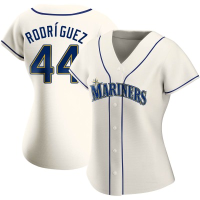 Women's Julio Rodriguez Seattle Mariners Authentic Cream Alternate Jersey