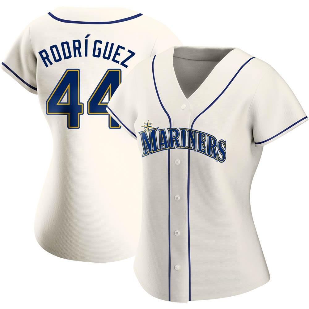 Women's Julio Rodriguez Seattle Mariners Replica Cream Alternate Jersey