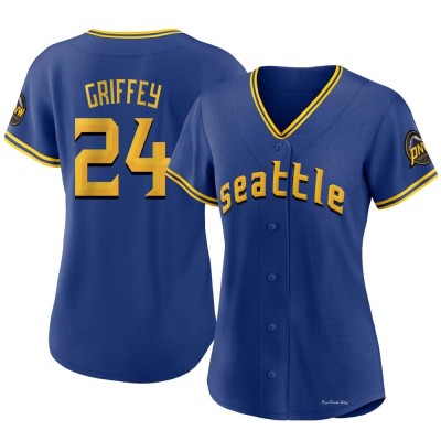 Women's Ken Griffey Seattle Mariners Replica Royal 2023 City Connect Jersey