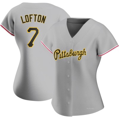 Women's Kenny Lofton Pittsburgh Pirates Authentic Gray Road Jersey