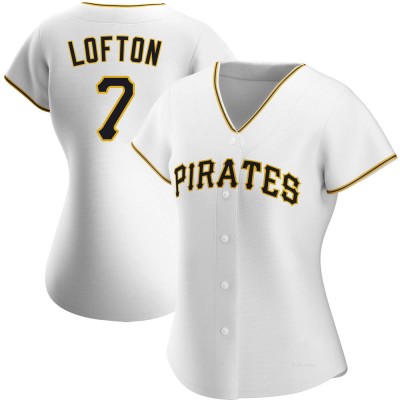 Women's Kenny Lofton Pittsburgh Pirates Authentic White Home Jersey