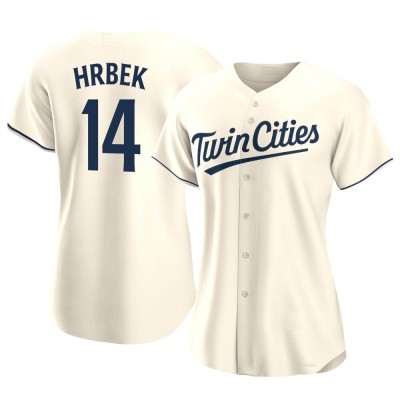 Women's Kent Hrbek Minnesota Twins Authentic Cream Alternate Jersey