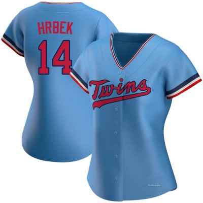 Women's Kent Hrbek Minnesota Twins Authentic Light Blue Alternate Jersey