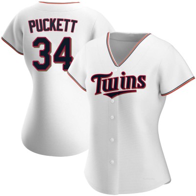 Women's Kirby Puckett Minnesota Twins Authentic White Home Jersey