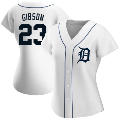 Women's Kirk Gibson Detroit Tigers Replica White Home Jersey