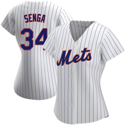 Women's Kodai Senga New York Mets Replica White Home Jersey