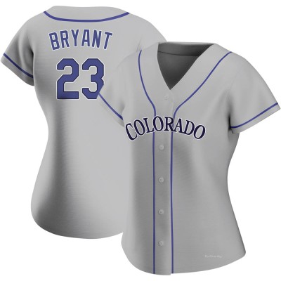 Women's Kris Bryant Colorado Rockies Authentic Gray Road Jersey