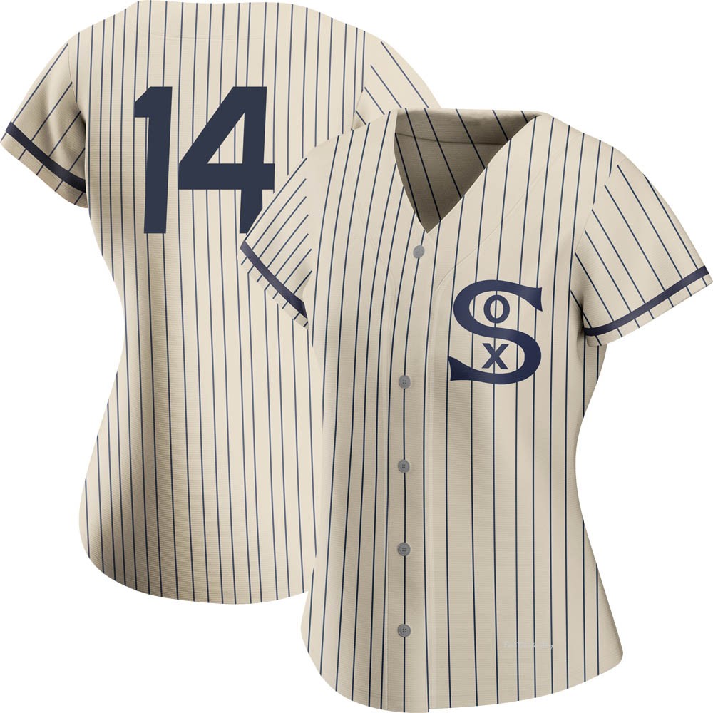 Women's Larry Doby Chicago White Sox Authentic Cream 2021 Field of Dreams Jersey