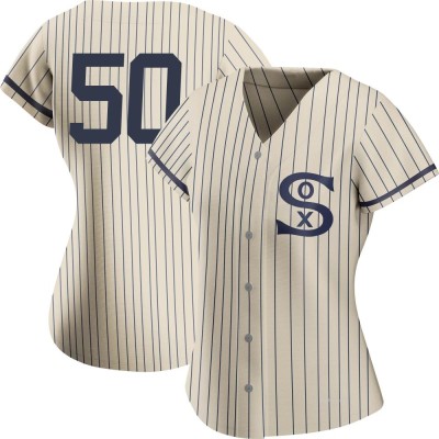 Women's Lenyn Sosa Chicago White Sox Authentic Cream 2021 Field of Dreams Jersey
