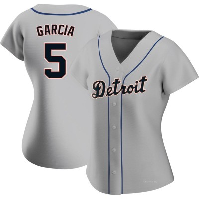 Women's Luis Garcia Detroit Tigers Authentic Gray Road Jersey